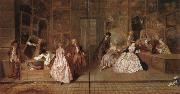 Jean-Antoine Watteau The Gersaint Shop Sign oil on canvas